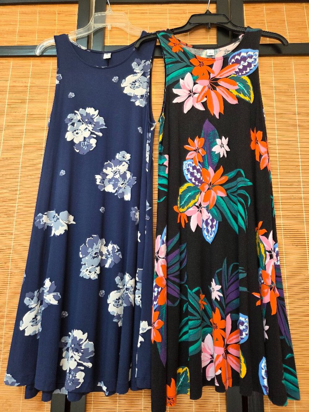 Old Navy Dress M/S (Lot-2)  Sleeveless Scoop Neck Pullover Short Summer Floral